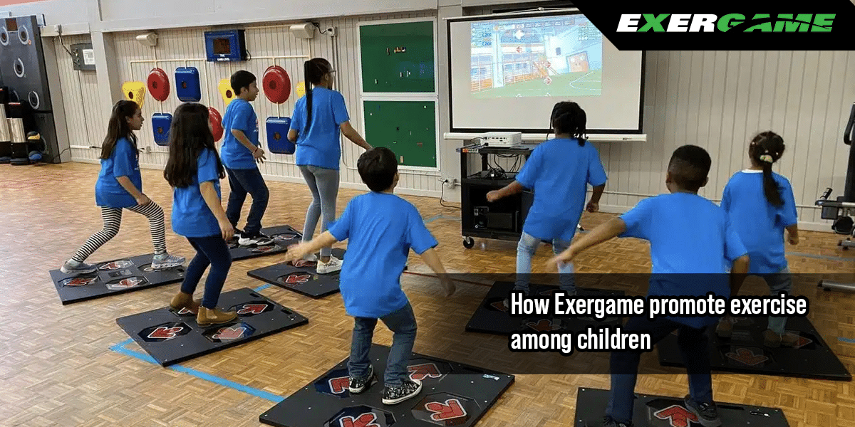 How does Exergame promote exercise among children?