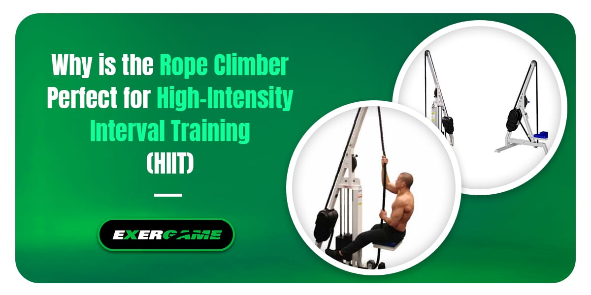 Why is the Rope Climber Perfect for High-Intensity Interval Training (HIIT)?