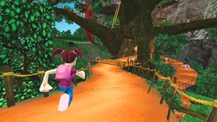 Screen capture from one of the many virtual worlds within www.me2universe.com