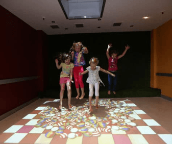 Active Floor and Projection Games